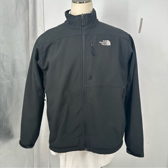 The North Face Men's XL Black Apex Bionic Soft Shell Full Zip Jacket - Picture 1 of 11